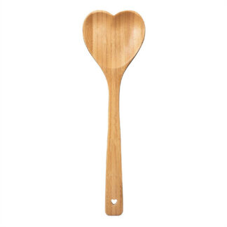 Bamboo Heart Shaped Wooden Spoons for Cooking Serving Mixing Love Kitchenware Set Kitchen Utensils