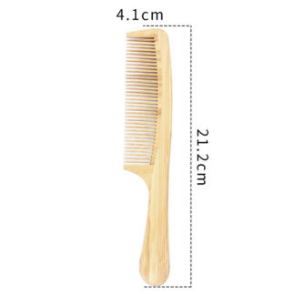 Bamboo Combs Hair Brush Cepillos de Peinar de Madera Rat Tail Comb Wide Tooth Comb