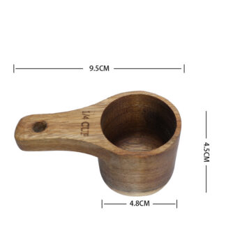Wood Measuring Cups Kitchen Measuring Tools Biodegradable Measuring Scoop