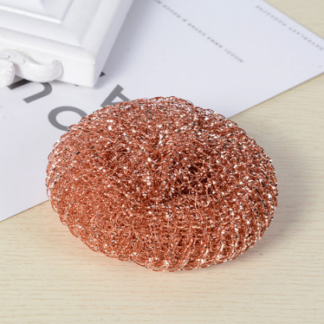 Cleaning Ball Head PotScrubber Dish Washing Pads Copper Scourer Pot Cleaning Scrubber Pan Scourer T